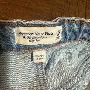 Abercrombie and Fitch cuffed jeans